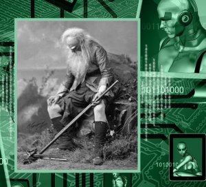 Actor Joseph Jefferson as Rip Van Winkle